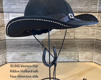 BLING Western helmet hat