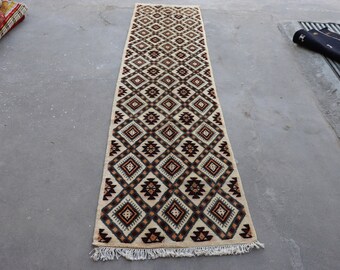 Size:3.5 x 4.8 feet Vintage Moroccan Small Tribal Nomadic Gabbeh Rug
