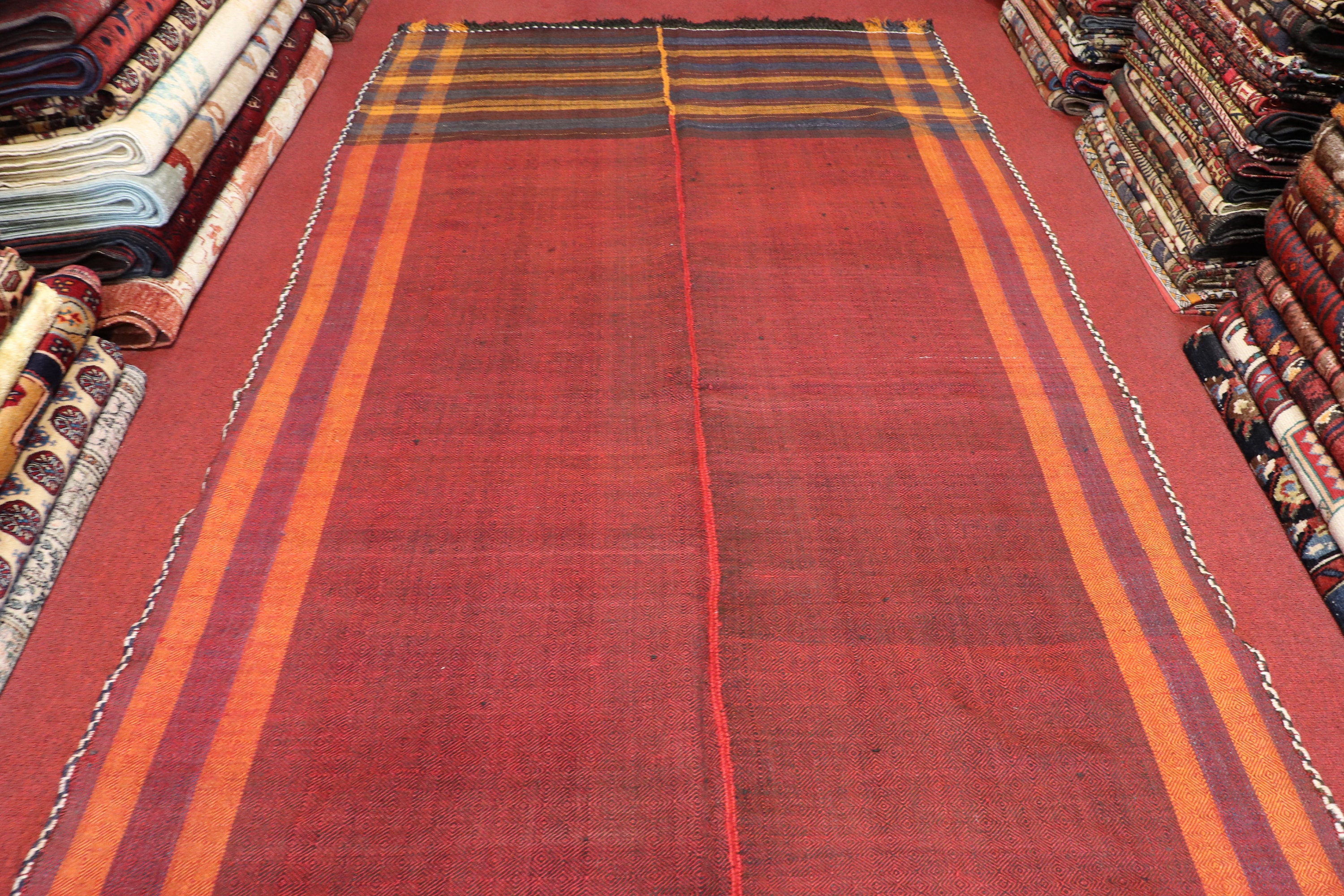 Größe: 105 x 5 Fuß Vintage Nomaden marokkanische Decke Kelim | Etsy