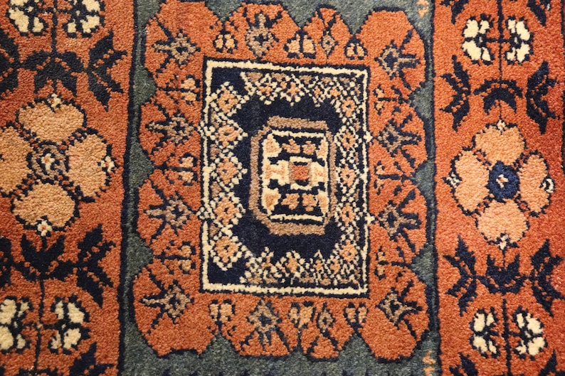 Size:1.6 x 2.6 feet Vintage Afghan Tribal Nomadic Carpet Cushion Cover