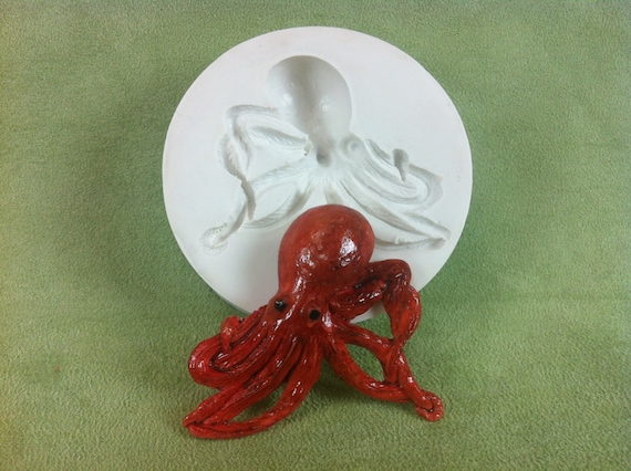Large Octopus Fondant Mold Gumpaste