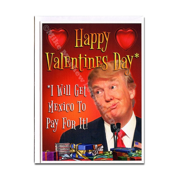 Donald Trump Trump Valentine Card Trump Valentine Gift | Etsy