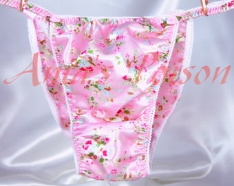 floral satin panties for sale