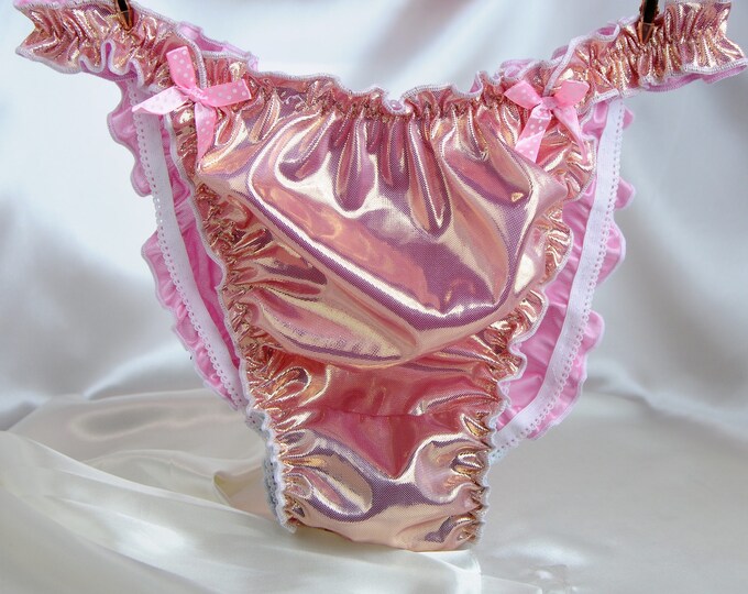 VTG Style Joe Boxer Like Ladies Shiny High Gloss ALL Satin No Cotton