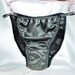 charcoal Gray Silky SOFT Silky Shiny wetlook string bikini Sissy Bias Cut SATIN panties for MEN knickers like a Second Skin 