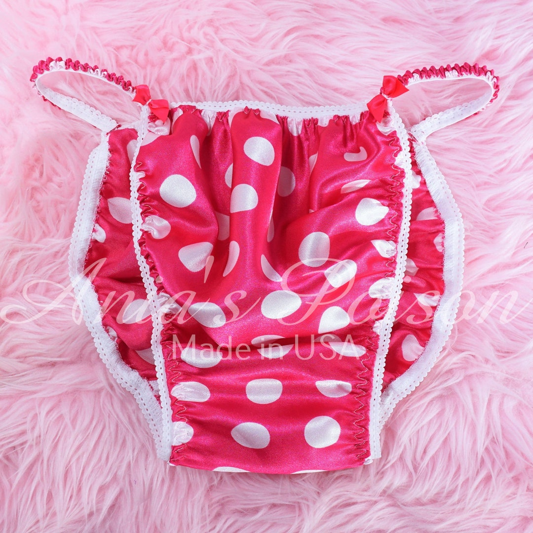 Ania's Poison Hot Pink & White Polka Dot MENS PANTIES String Bikini ...