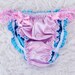 Gorgeous fully double lined 2 layer Shiny satin Ruffled soft PINK bikini sissy MAID mens high gloss panties sizes S M L Xl 2Xl 