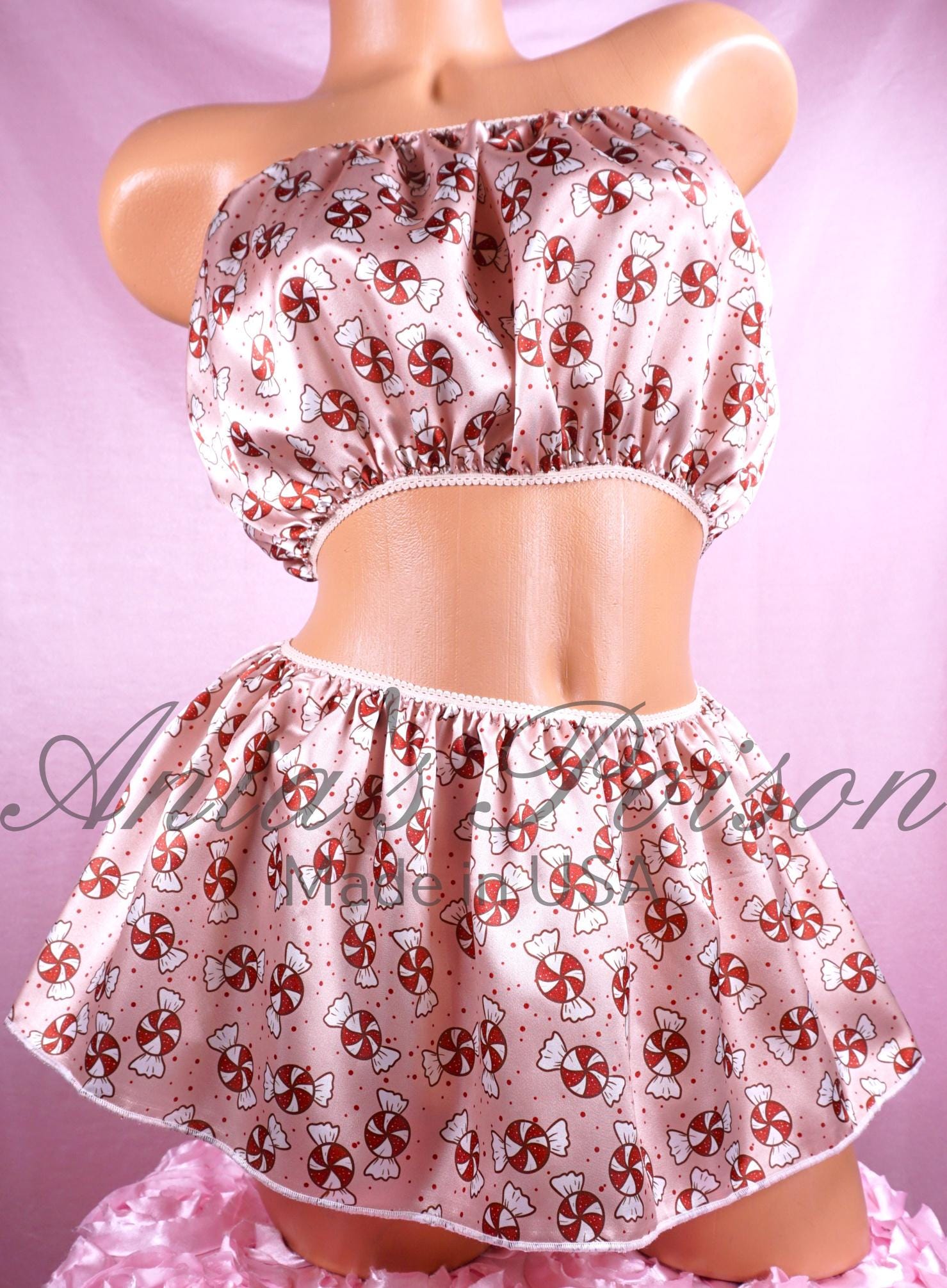 Candy Cane Lingerie - Etsy Ireland