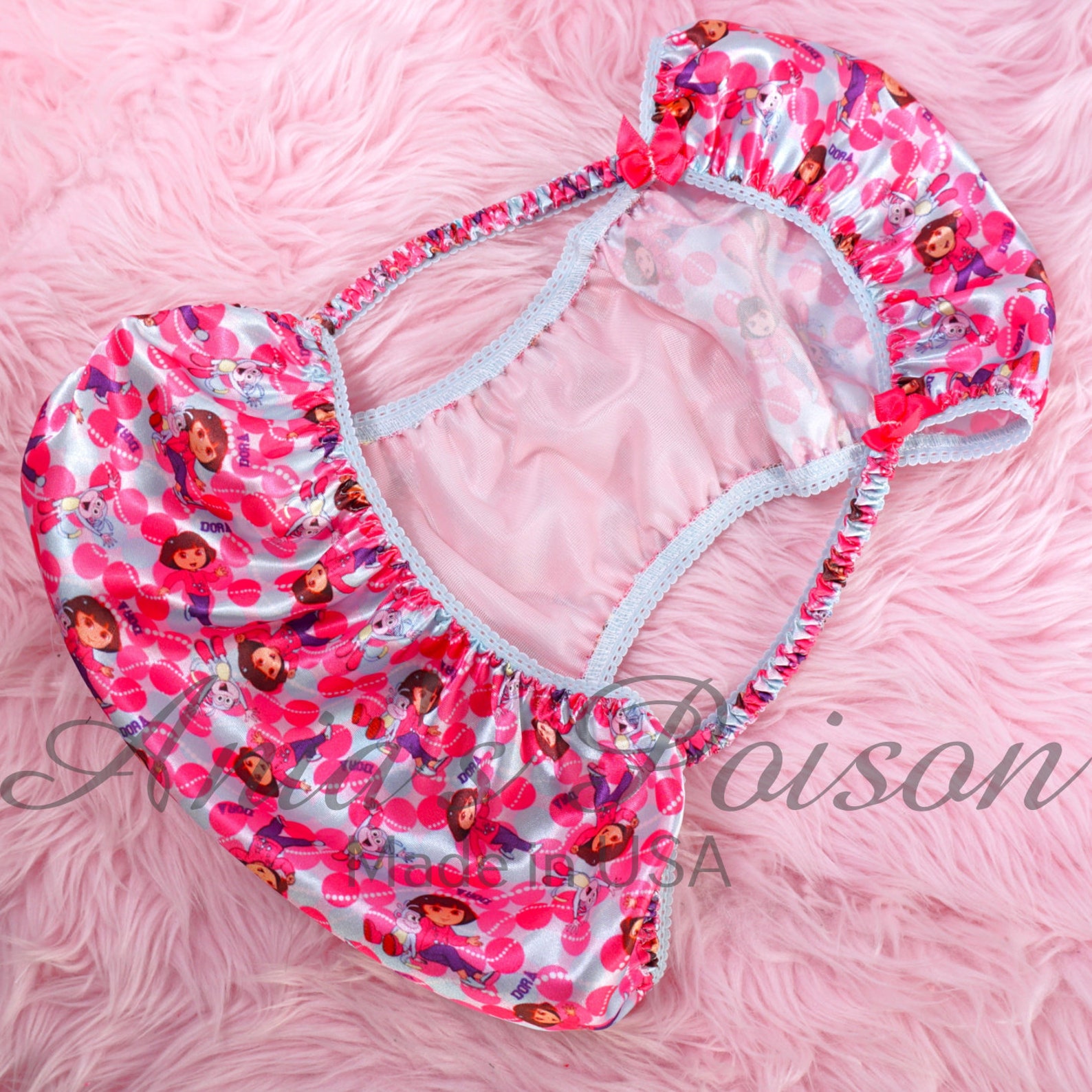 Ania's Poison Explorer Cartoon Character PINK 100% Polyester String ...