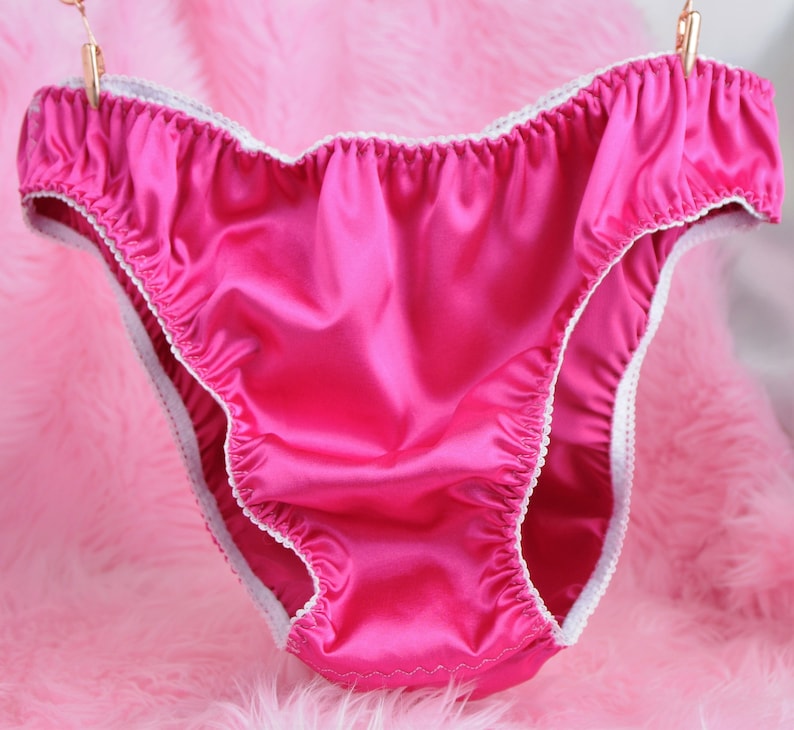 Gorgeous HOT PINK Satin Hipster Full Bikini Sissy Mens or - Etsy