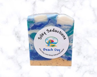 Beach Day Sample Soap | Beach soap | Ocean Soap | Beach Party favors | Sample Soap | Travel Soap | Party favors