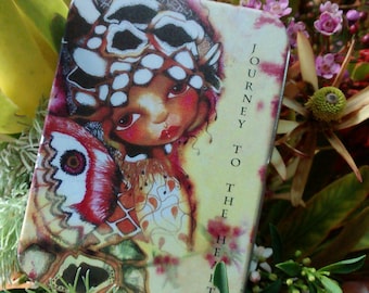 Journey to the Heart Oracle Cards, Oracle Cards in lovely fairy tin, Gift, Fairy, Rustic, Sweet, Whimsical, Intuition, Guidance, Bush Flower