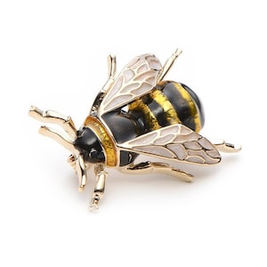 Bumblebee Emaille Bumblebee Brooch - Etsy