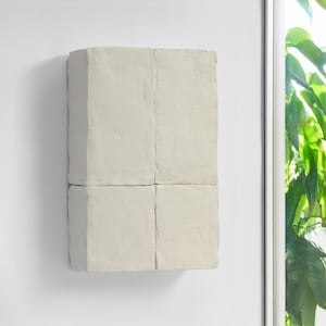 Beige wabi sabi 3d wall art. Neutral palette. Rustic modern sculpture. MCM. Concrete. Japandi wall art. Scandinavian art. Minimalistic art.