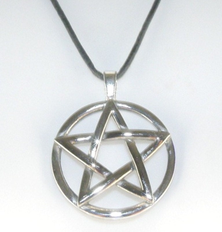 Pentagram / Pentacle / Five-pointed Star / 5-pointed Star Pendant on a ...