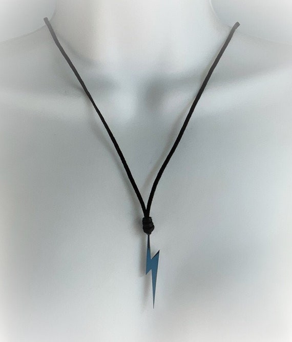 Thunderbolt Lightning Bolt Pendant Zeus 