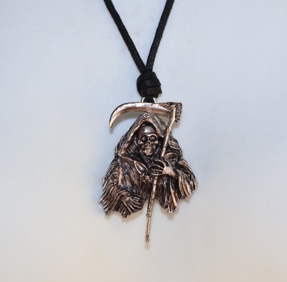Surf Style Necklace Choker Grim Reaper 