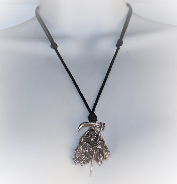 Surf Style Necklace Choker Grim Reaper 