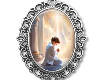 First Communion Medal, Boy or Girl, Religious Image, Catholic Gift