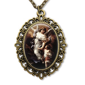 Guardian Angel, Religious Medal, Guardian Angel Charm, Angel Gift, Guardian Angel Jewelry, Catholic Gift, Catholic Medals, Catholic Jewelry