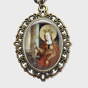 Margaret Antioch with Dragon Medal, religious medal, communion gift, catholic gift, Religious Gift, Religious Jewellery, Catholic Jewelry,