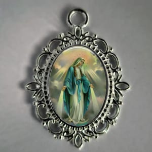 Religious Medal, Any Saint, Catholic Gift, Mary, Catholic Medal, Catholic Jewelry, Custom Option