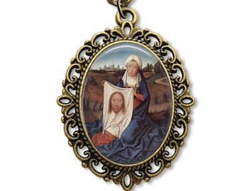 Saint Veronica, Religious Medal, Patron Saint, Religious Gift, Catholic Saint, Catholic Gift, Catholic Medal, Christian Medal,