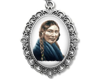 Kateri Tekakwitha, Religious Medal, St Kateri, Religious Gift, Catholic Saint, Catholic Gift,