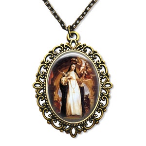 Saint Rose, Religious Medal, Rose of Lima, Patron Saint, Religious Gift, Catholic Saint, Catholic Gifts, Catholic Medal, Confirmation Gift,