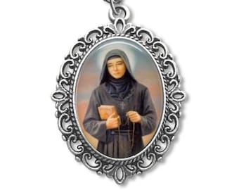 Saint Rafqa, Religious Medal, Rafqa Medal, Catholic Saint, Catholic Gift, Catholic Medal, Religious Gift, Catholic Jewelry Religious Jewelry