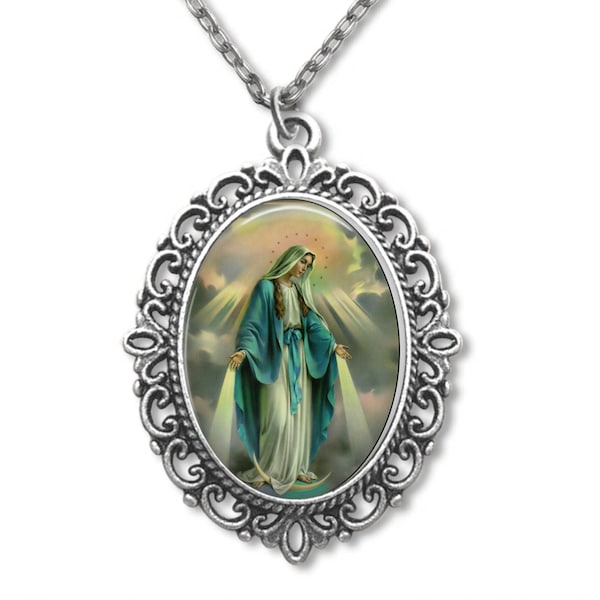 Miraculous Medal, Our Lady, Religious Medal, Catholic Medal, Blessed Mary Medal, Catholic Medals, Religious Gift, Our Lady Medal,