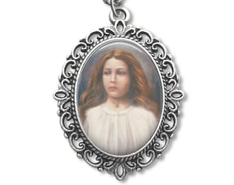 Maria Goretti, Saint Maria, Religious Medal, Religious Gifts, Catholic Medal, Catholic Gifts, Catholic Jewelry, Religious Jewelry,