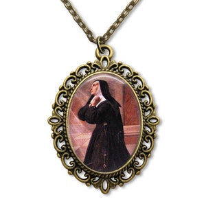 Catholic Medal, Margaret Mary Alacoque, Religious Medal, Patron saint, Religious Gift, Saint Margaret, St Margaret, Catholic Gift,