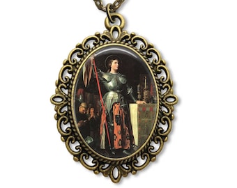 Saint Joan, Religious Medal, Joan of Arc, Catholic Gifts, Religious Gift, Catholic Medal, Catholic Jewelry, Religious Jewelry, Saint France,
