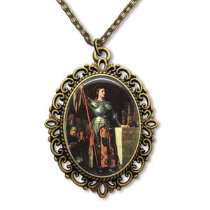 Saint Joan, Religious Medal, Joan of Arc, Catholic Gifts, Religious Gift, Catholic Medal, Catholic Jewelry, Religious Jewelry, Saint France,