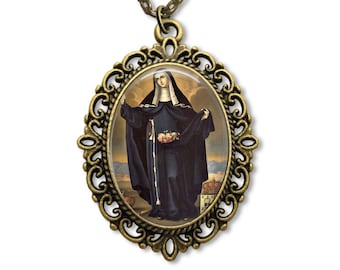 Saint Elizabeth, Religious Medal, Elizabeth of Portugal, Patron saint, Catholic Medal, Christian Medal, Catholic Gifts, Christian Gifts,