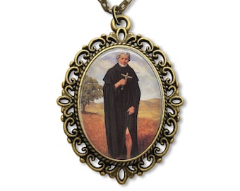 Saint Peregrine, Religious Medal, St Peregrine, Catholic Medal, Christian Medal, Patron Saint, Christian Medal, Religious Gift,