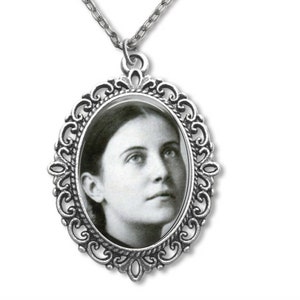 Medaglia religiosa di Santa Gemma Galgani, medaglia cattolica, regali religiosi, santi cattolici,