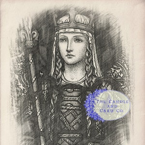 St Margaret, Margaret van Schotland, Heiligen, Katholieke geschenken, religieuze geschenken, katholieke kunst, patroonheilige, religieuze kunst, Fine Art Print,