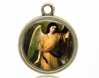 Saint Raphael, Religious Medal, Religious Pendant, Catholic Medal, Catholic Gifts, Religious Gift, Archangel, Christian Gifts,