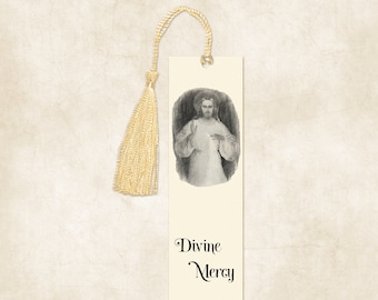 Divine Mercy, Bookmark, Prayer Card, Divine Mercy Bookmark, Catholic Gifts, Religious Gifts, Religious Bookmark,