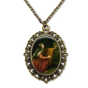 Mary Magdalene, Religious Medal, Mary Magdalene Medal, St Mary Magdalene, Catholic Saint, Catholic Gift, Catholic Medal, Religious Gift,