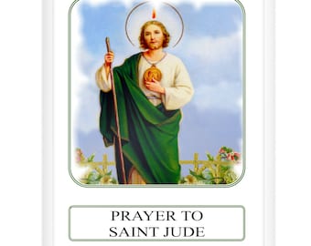 Saint Jude, Prayer Card, Hopeless Causes, St Jude, Patron Saint, Jude, St Jude Prayer, Catholic Gifts, Religious Gifts, Confirmation,
