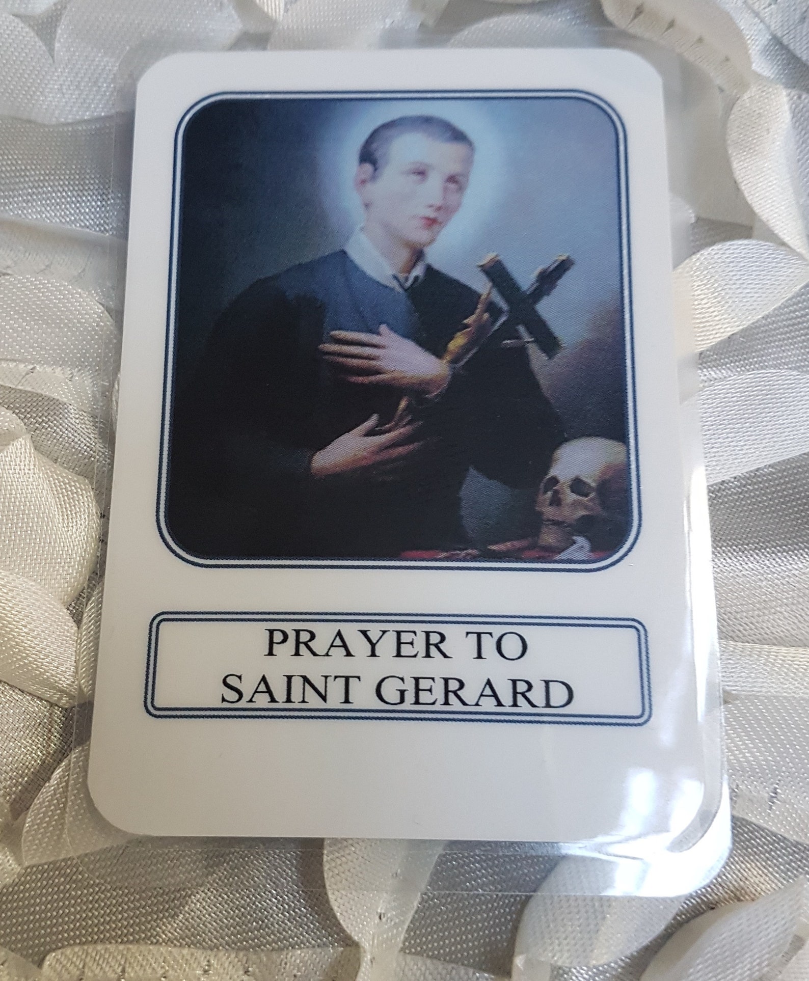 Saint Gerard Prayer Card Motherhood Expectant Mothers Etsy
