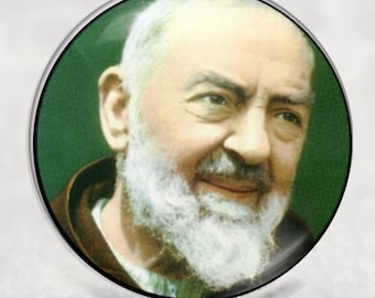 Padre Pio Fridge Magnet, Religious Magnet, Catholic Gifts, Religious Art, Photo Magnet, Choice of two Designs