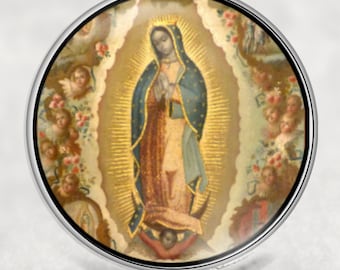 Our Lady of Guadalupe, Fridge Magnet, Religious Magnet, Catholic Gifts, Religious Art, Photo Magnet,
