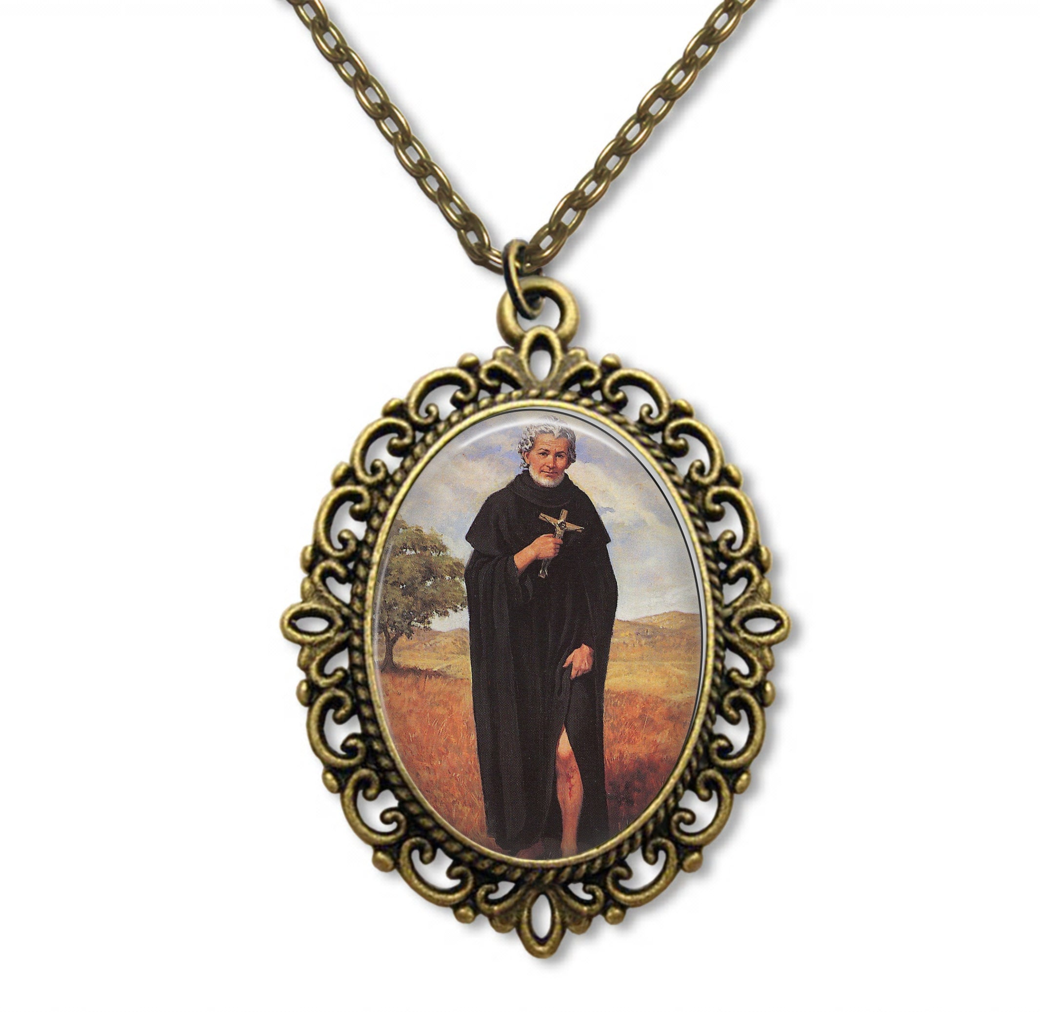 Saint Pèlerin, Médaille Religieuse, Saint Catholique, Chrétienne, Patron, Don Religieux,
