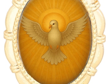 Holy Spirit Dove Rosary Center, Catholic Gift,