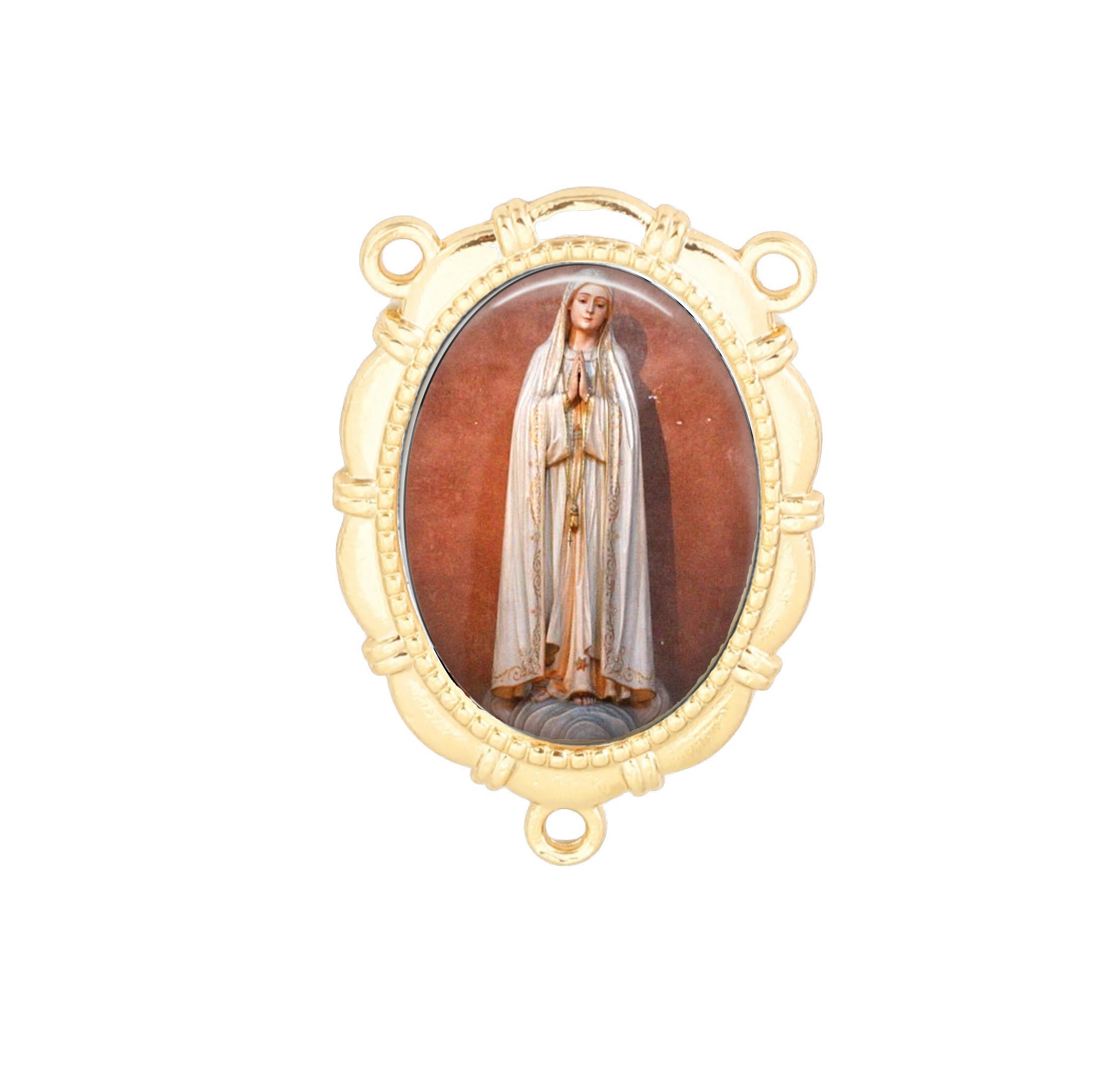 Centre Du Rosaire, Notre-Dame de Fatima, Finition Or ou Argent