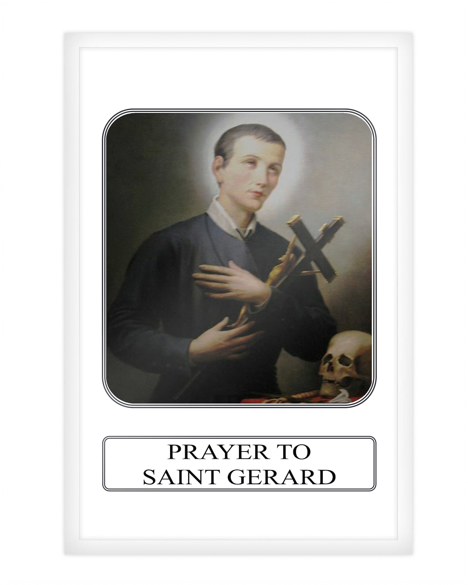 Saint Gerard Prayer Card Motherhood Expectant Mothers Etsy